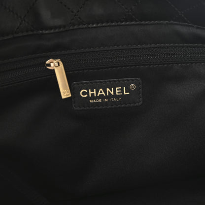 Chanel Lambskin Quilted Large Tote Black 6 of 10