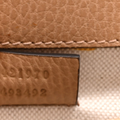 Gucci Dollar Calfskin Crystal Mini Dionysus Shoulder Bag Natural Tan Black Diamond 7 of 10