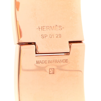 Hermes Enamel Wide Clic Clac H Bracelet GM Marron Glace 4 of 4