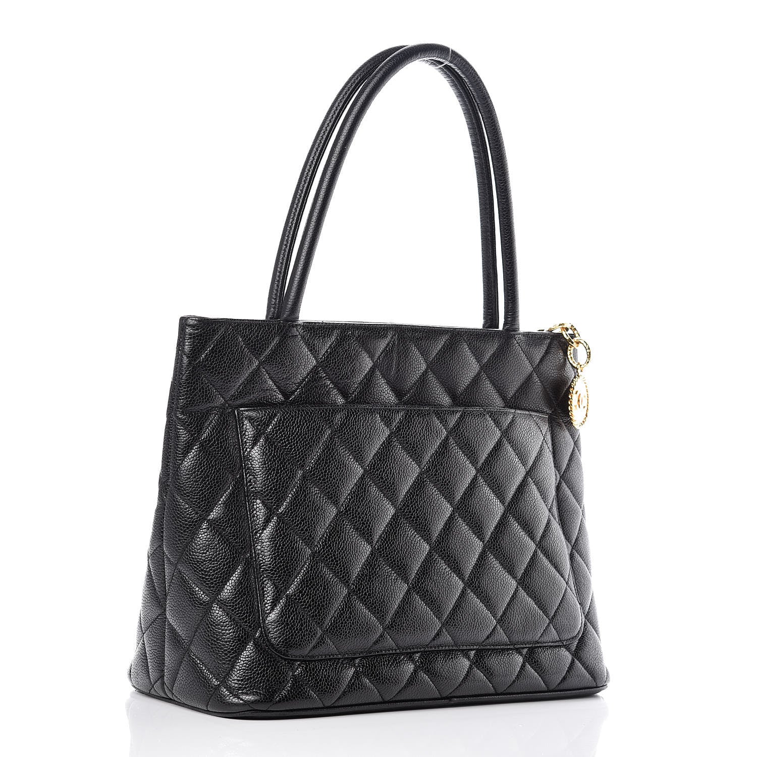 Chanel Caviar Quilted Medallion Tote Black 3 of 11