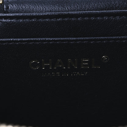 Chanel Lambskin Quilted Trendy Vanity Case Black 6 of 12