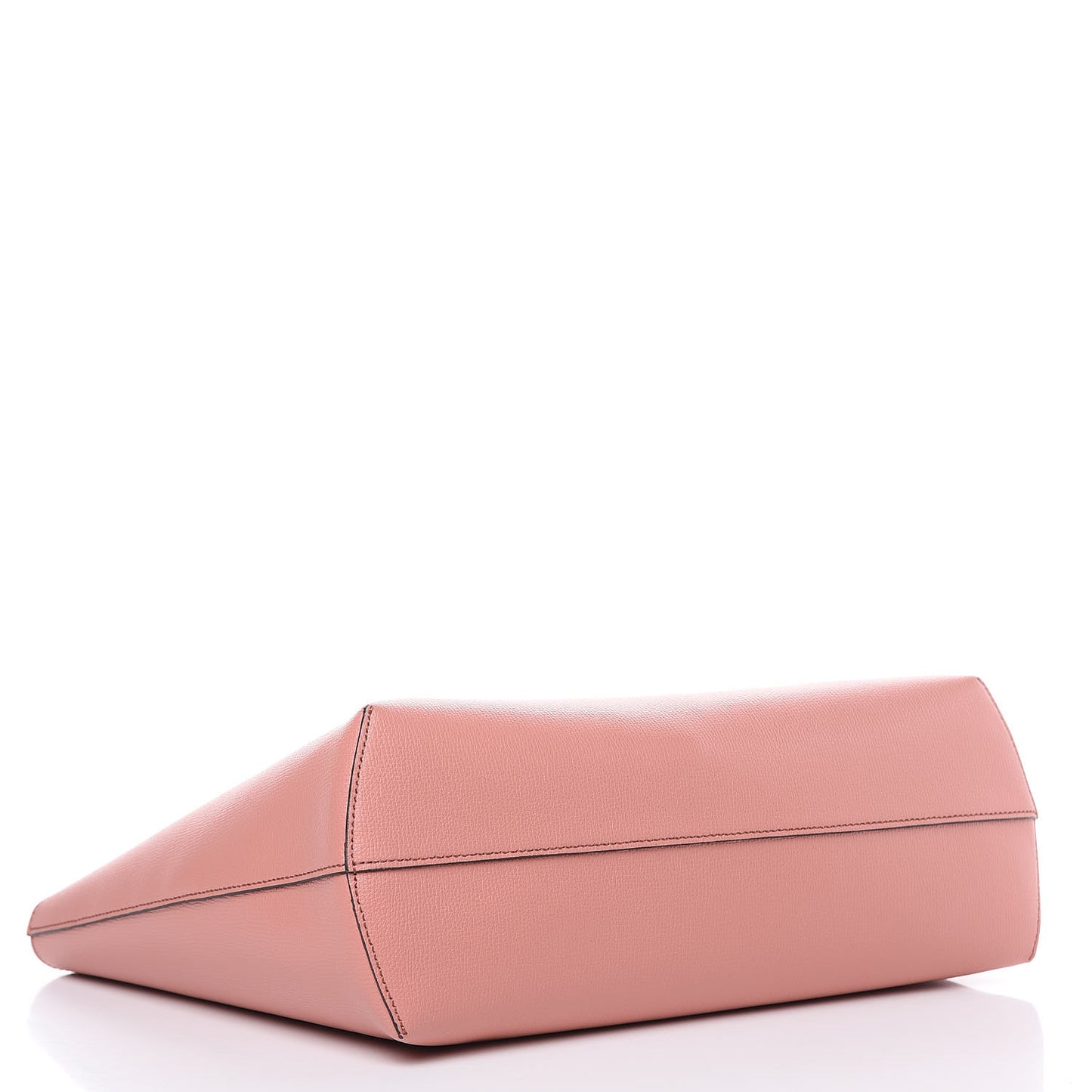 Vitello Vienna Enamel F is Fendi Shopping Tote Macaron Taupe