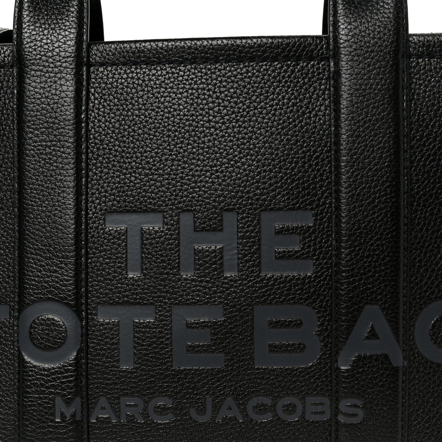 Grained Calfskin Medium The Tote Bag Black