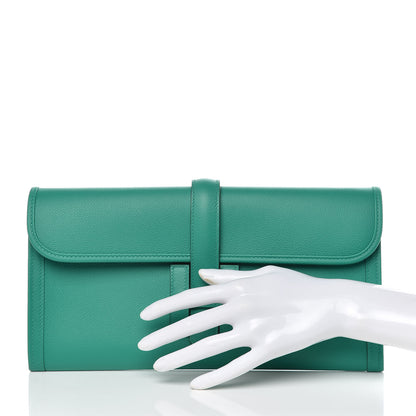 Hermes Evercolor Jige Elan 29 Clutch Vert Vertigo 2 of 10
