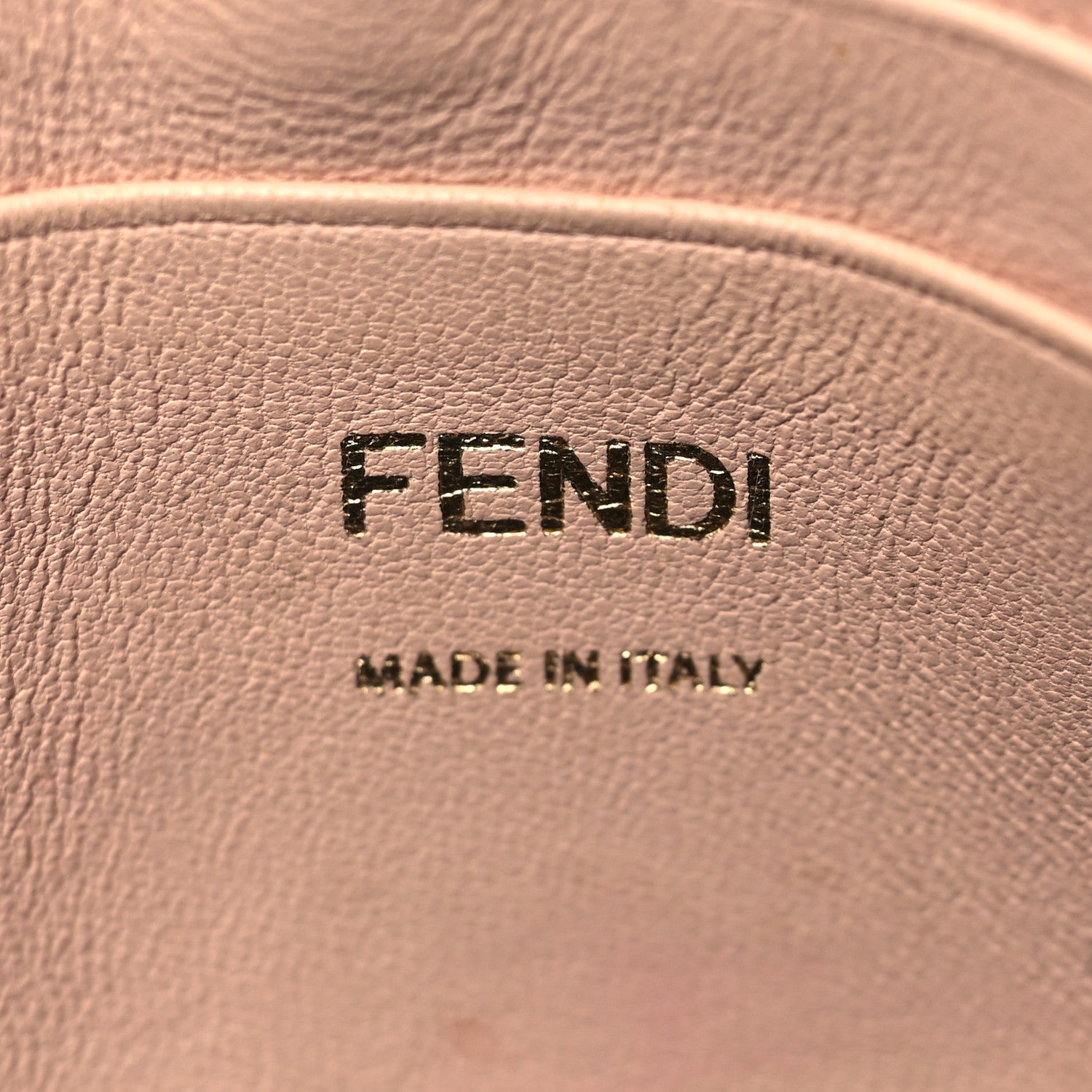 Fendi Nappa Apolo Bi-Color Mini Chain Baguette Rosa Quarzo Black 6 of 12
