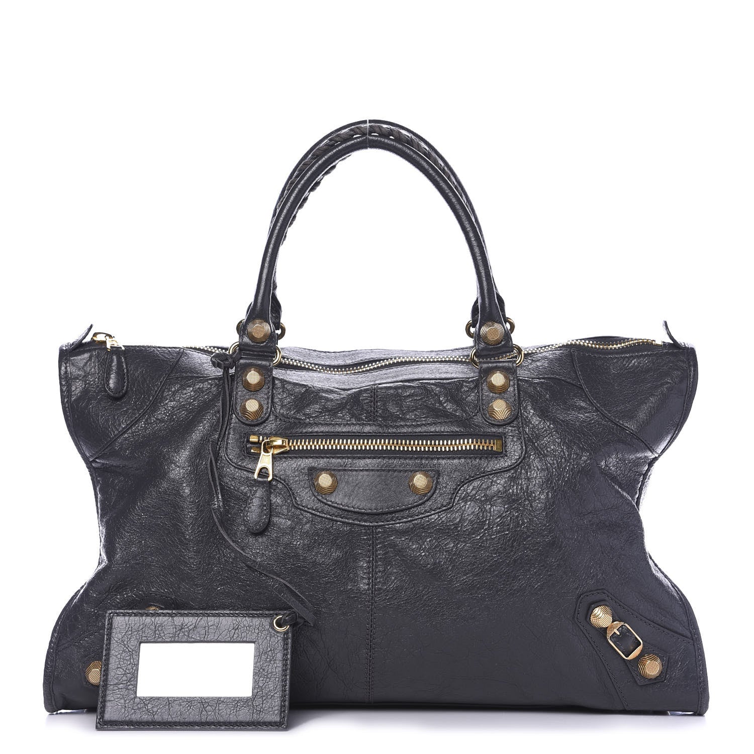 Balenciaga Agneau Giant 12 Gold Hardware Work Gris Fossile 1 of 10