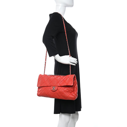 Chanel Lambskin Ultimate Stitch Maxi Flap Red 2 of 16