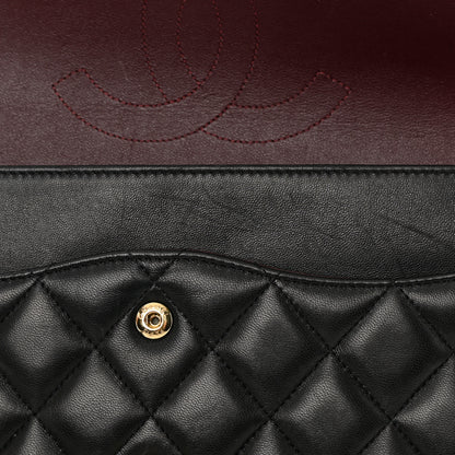 Chanel Lambskin Quilted Jumbo Double Flap Black 11 of 19