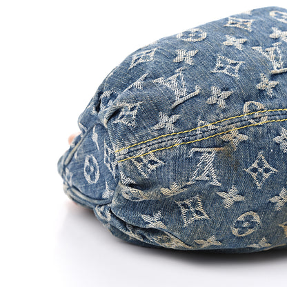 Louis Vuitton Monogram Denim Pleaty Blue 8 of 20