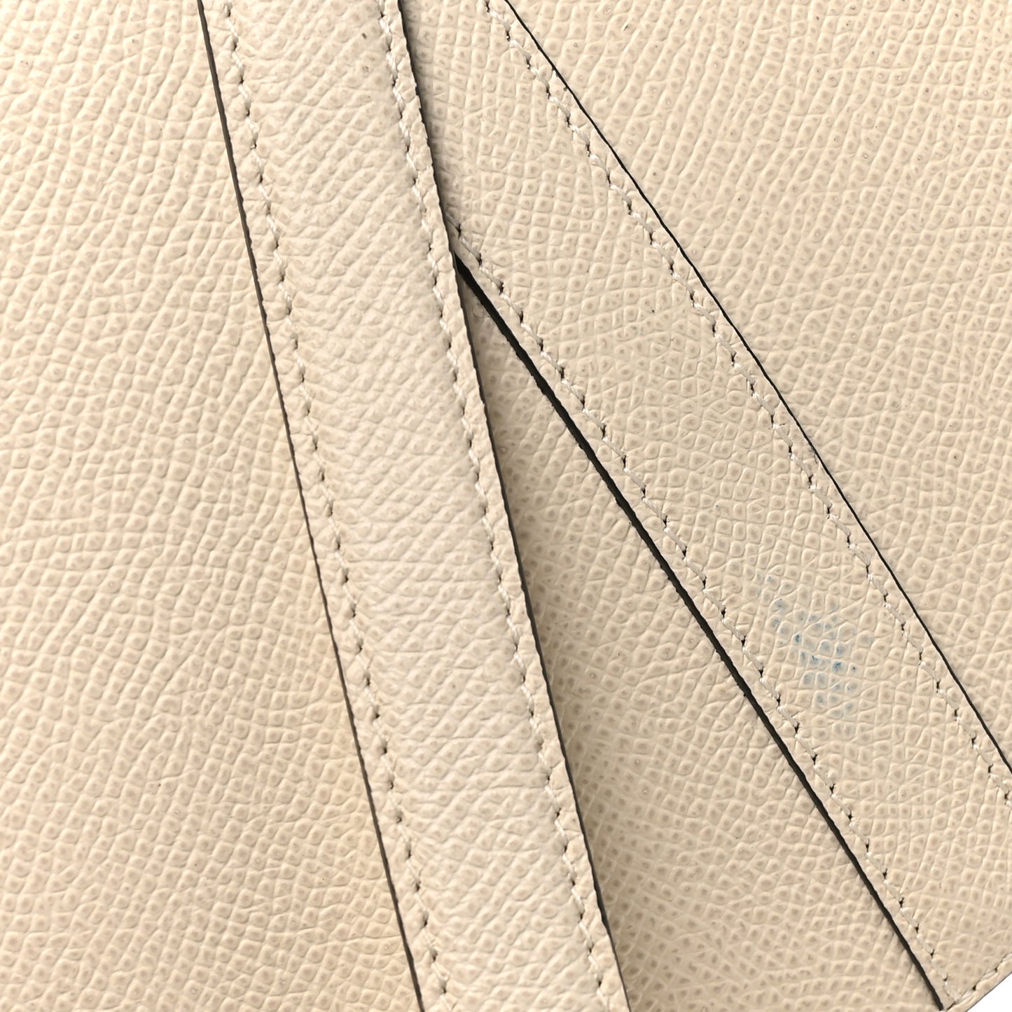 Grained Calfskin Saddle Bag With Strap Latte