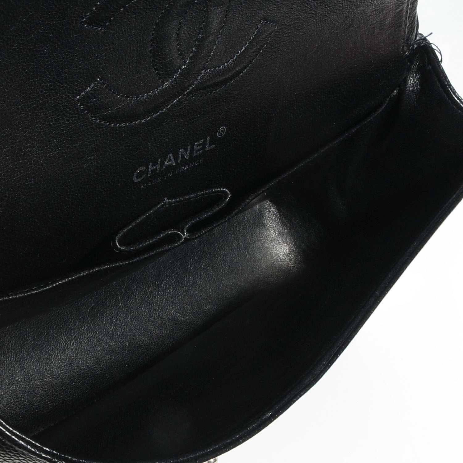 Chanel Caviar Quilted Medium Double Flap Black 5 of 9