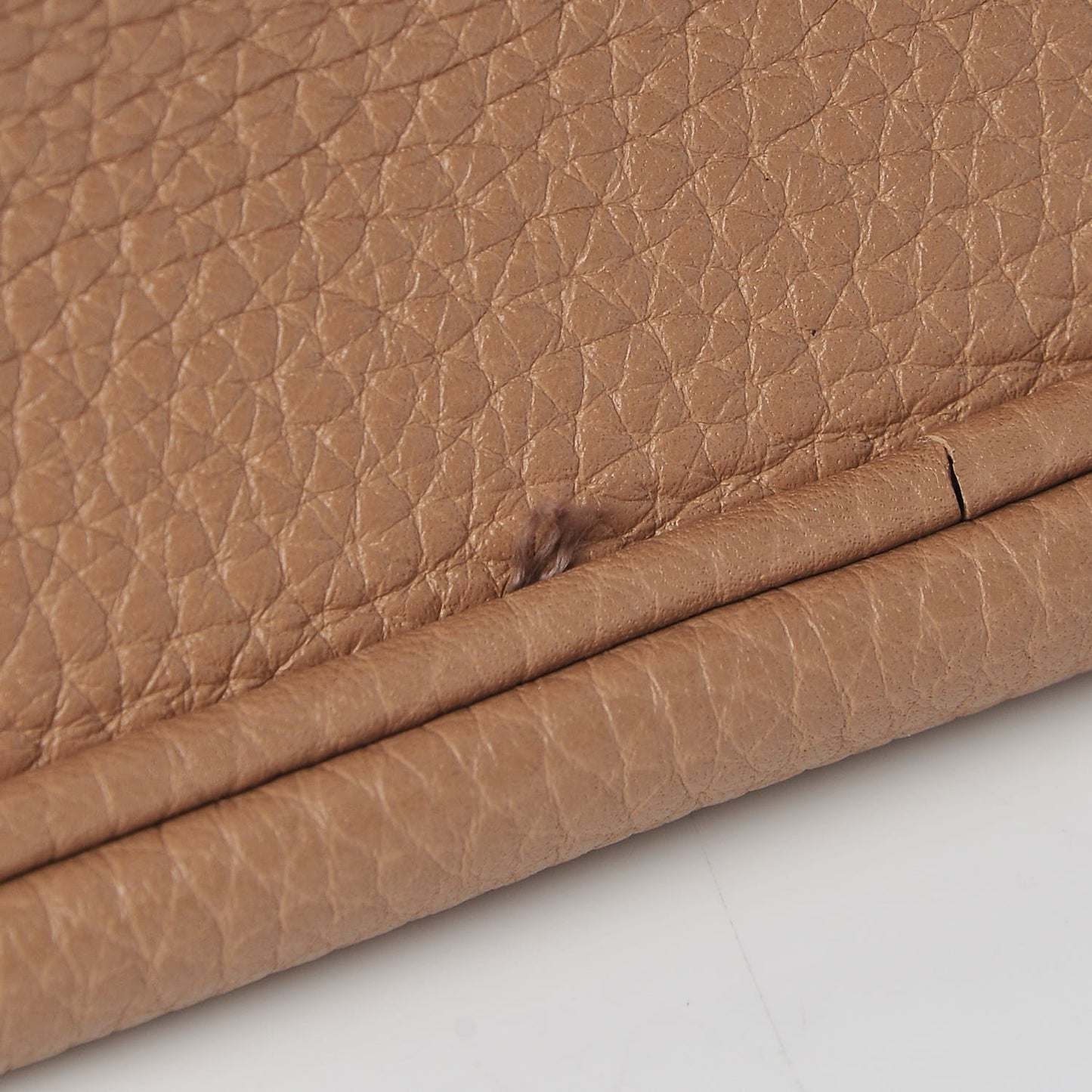 Pebbled Calfskin Small Soho Disco Bag Rose Beige