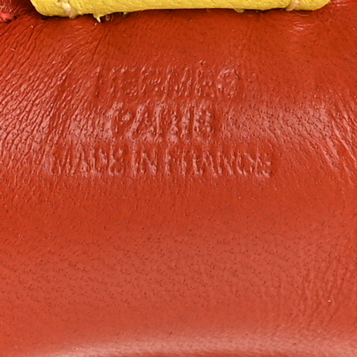 Hermes Milo Lambskin Grigri Rodeo Horse Bag Charm PM Cornaline Bleu Brume Lime 3 of 6