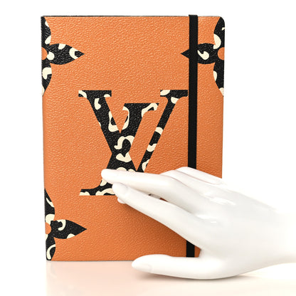 Louis Vuitton Monogram Giant Jungle Clemence Notebook MM Caramel 2 of 6