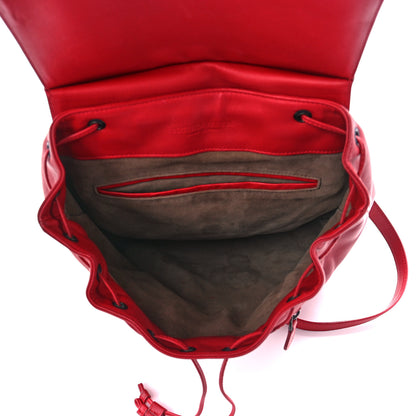 Bottega Veneta Nappa Intrecciato Backpack China Red 5 of 18
