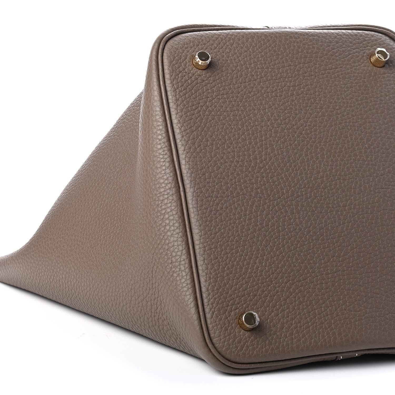 Hermes Taurillon Clemence Picotin Lock 22 MM Etoupe 8 of 9