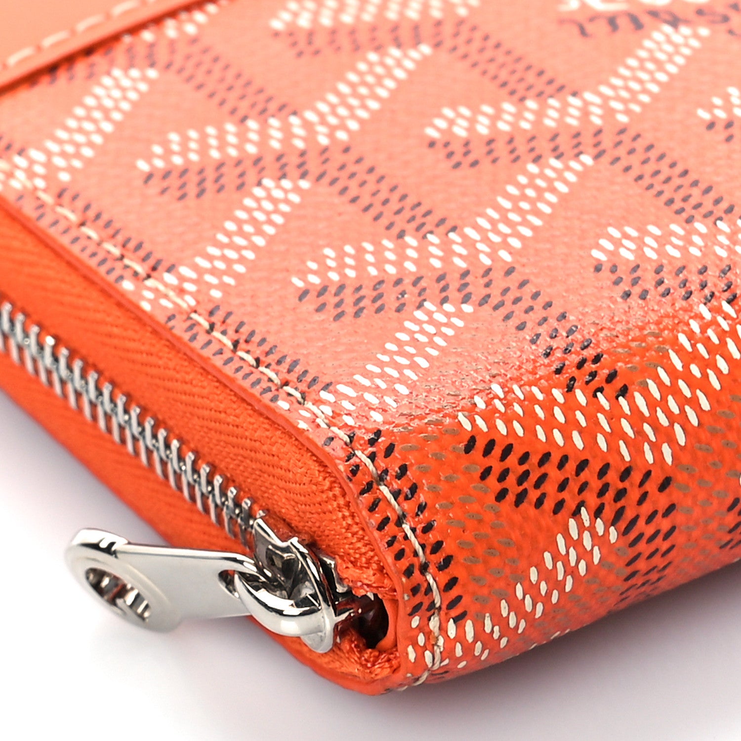 Goyard Goyardine Matignon PM Wallet Orange 7 of 9
