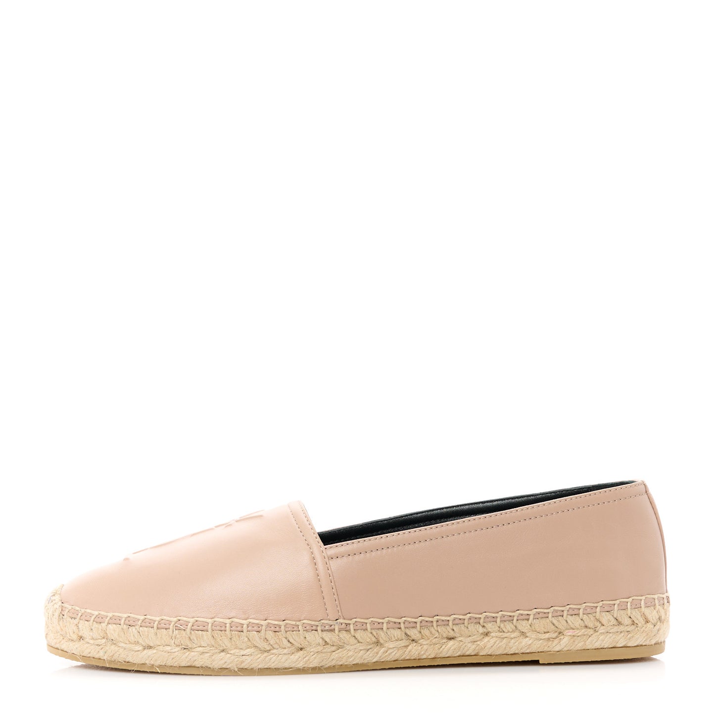 Lambskin Monogram Espadrilles 40 Nude