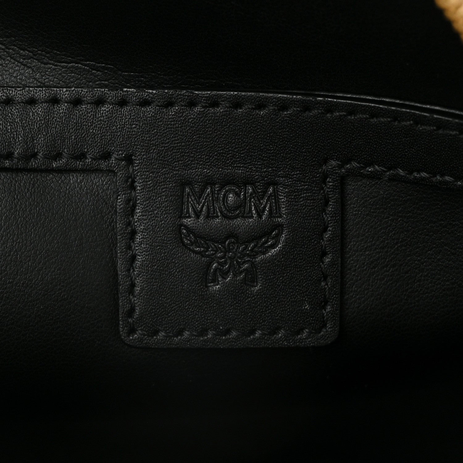 MCM Visetos Side Stud Mini Stark Backpack Cognac 5 of 11