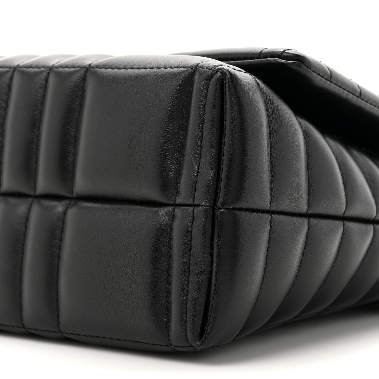Burberry Lambskin Quilted Lola Small Satchel Black 8 of 9