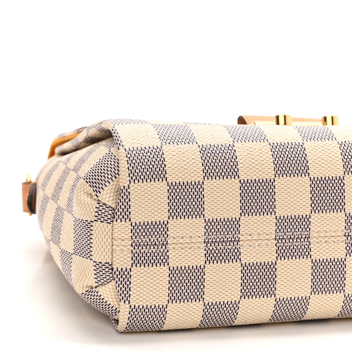 Louis Vuitton Damier Azur Braided Croisette Rose 8 of 10
