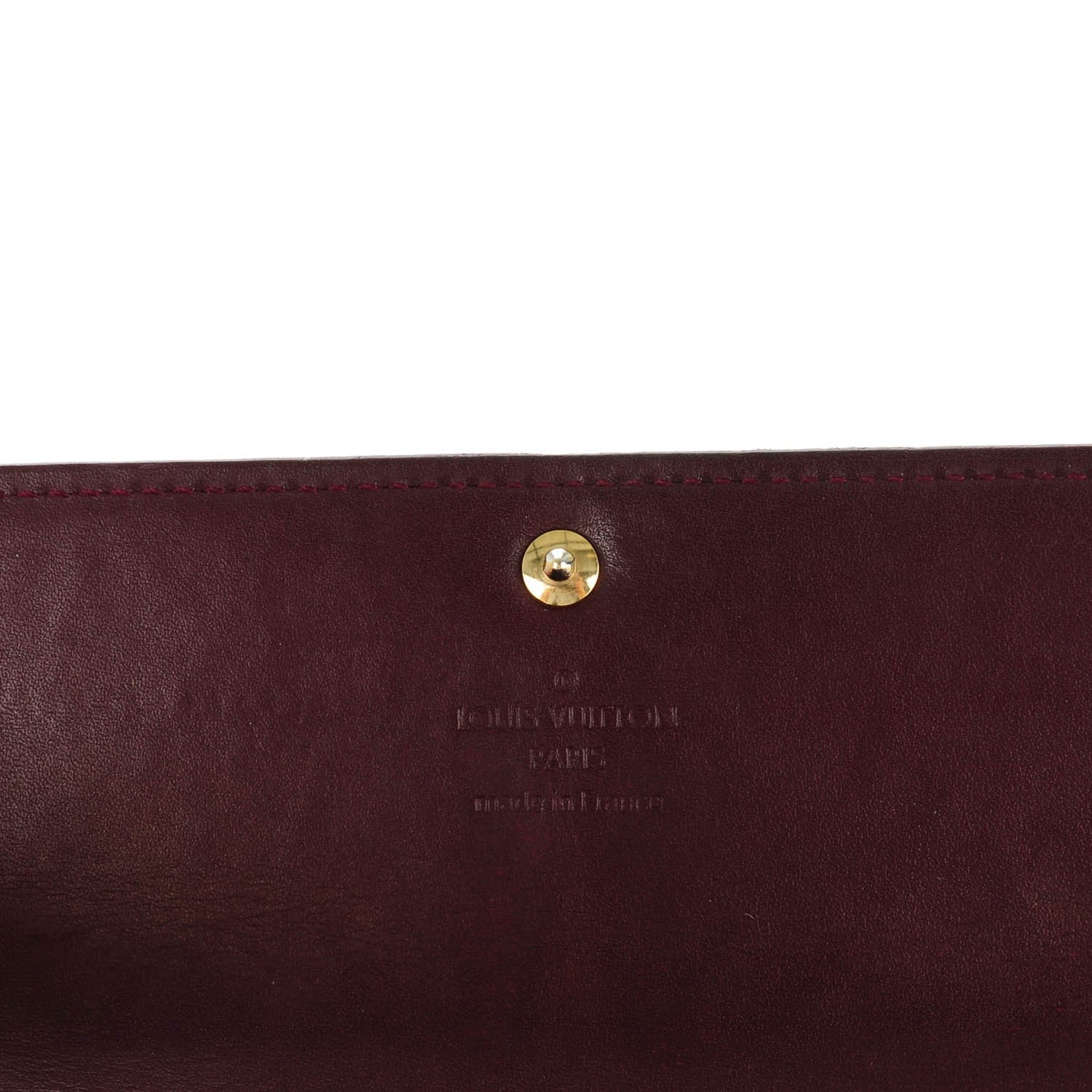 Louis Vuitton Vernis Sarah Wallet Rouge Fauviste 5 of 7