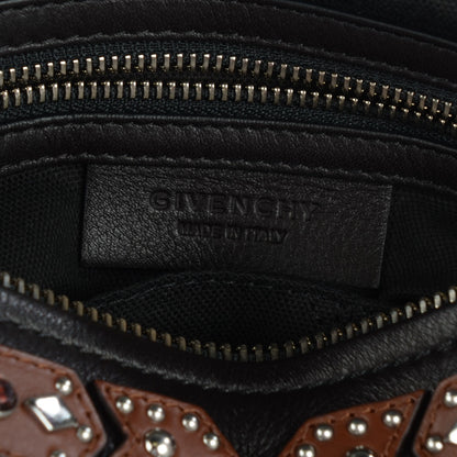 Givenchy Calfskin Small Studded Pandora Black Brown 7 of 9