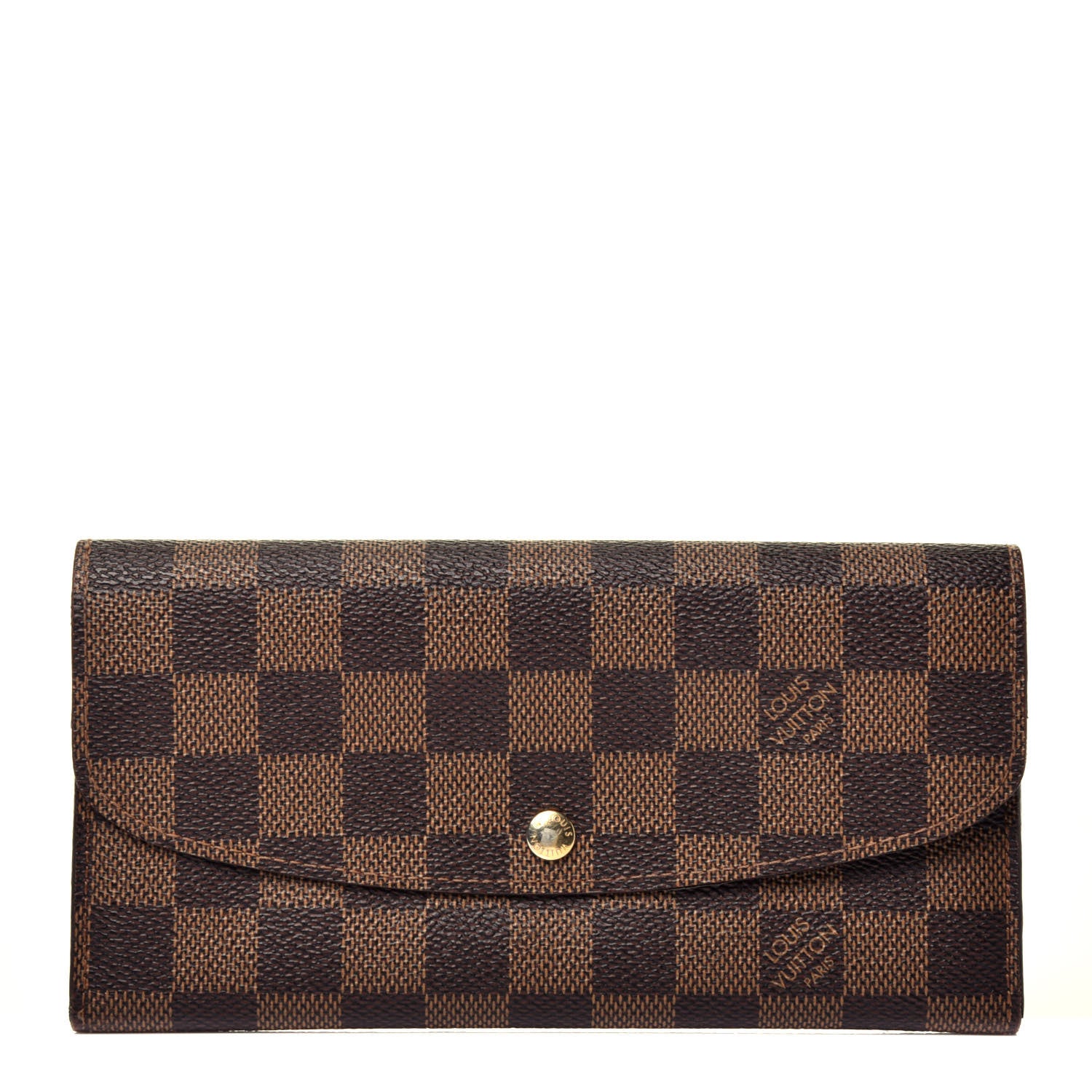 Louis Vuitton Damier Ebene Emilie Wallet 1 of 8