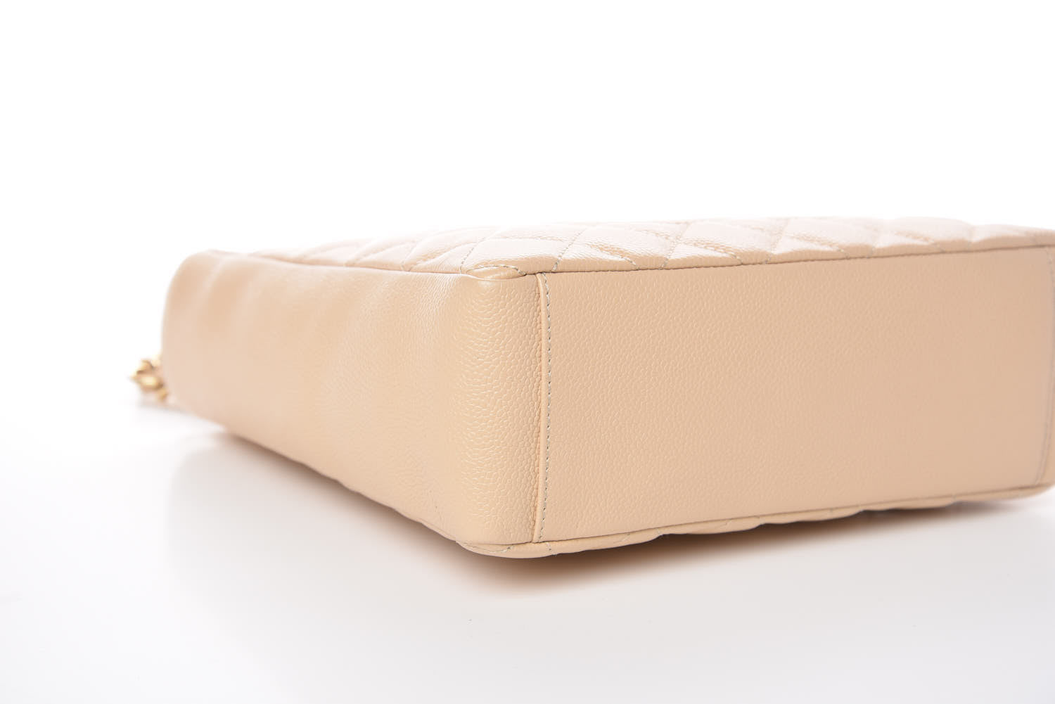Chanel Caviar Quilted Petit Shopping Tote PST Beige 5 of 11