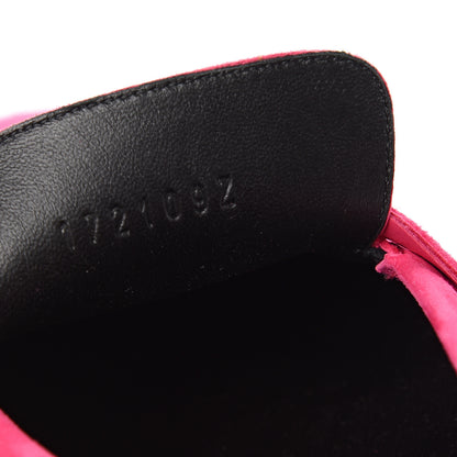 Hermes Suede Goatskin Paris Loafers 37.5 Rose Fuchsia 8 of 8