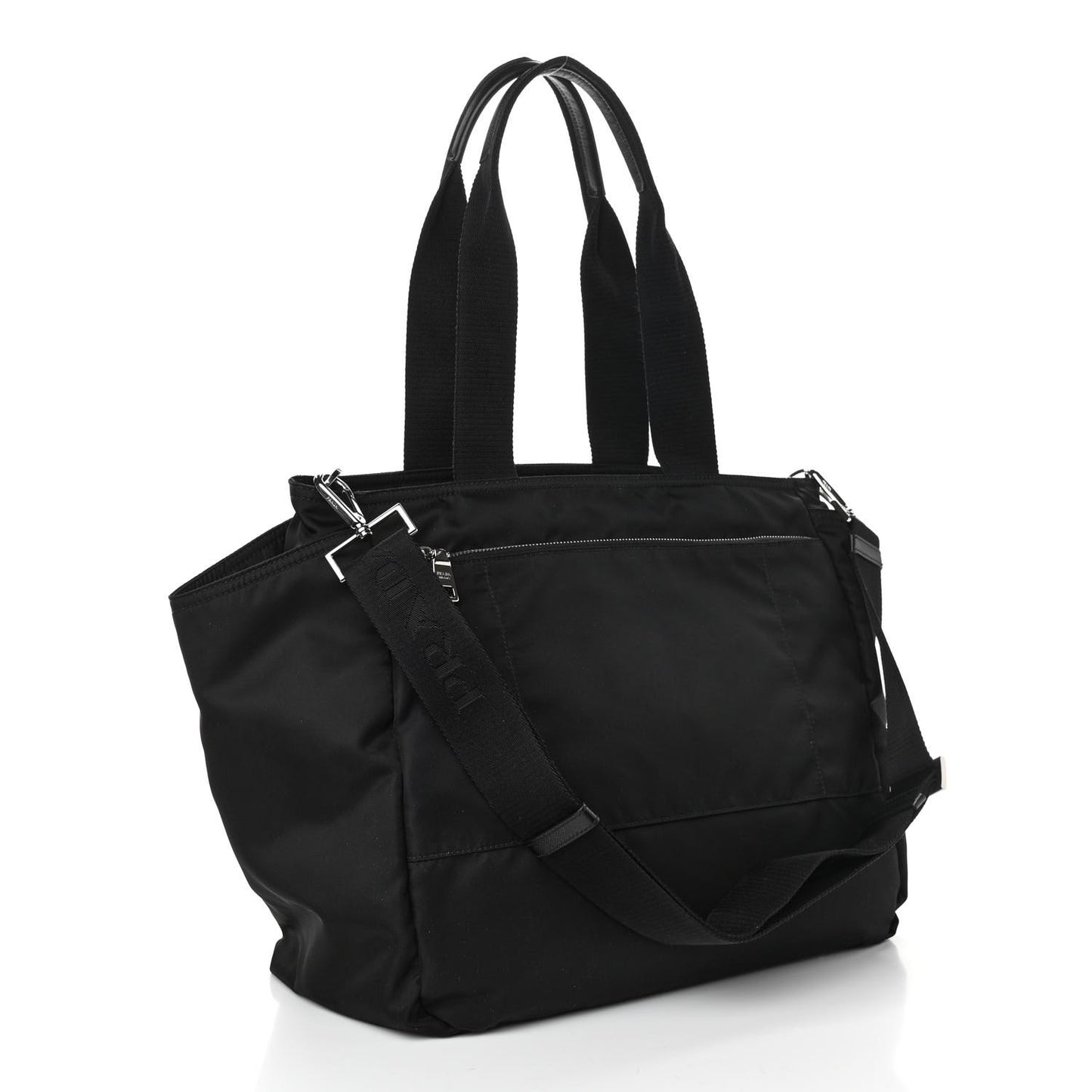 Nylon Vela Baby Bag Black
