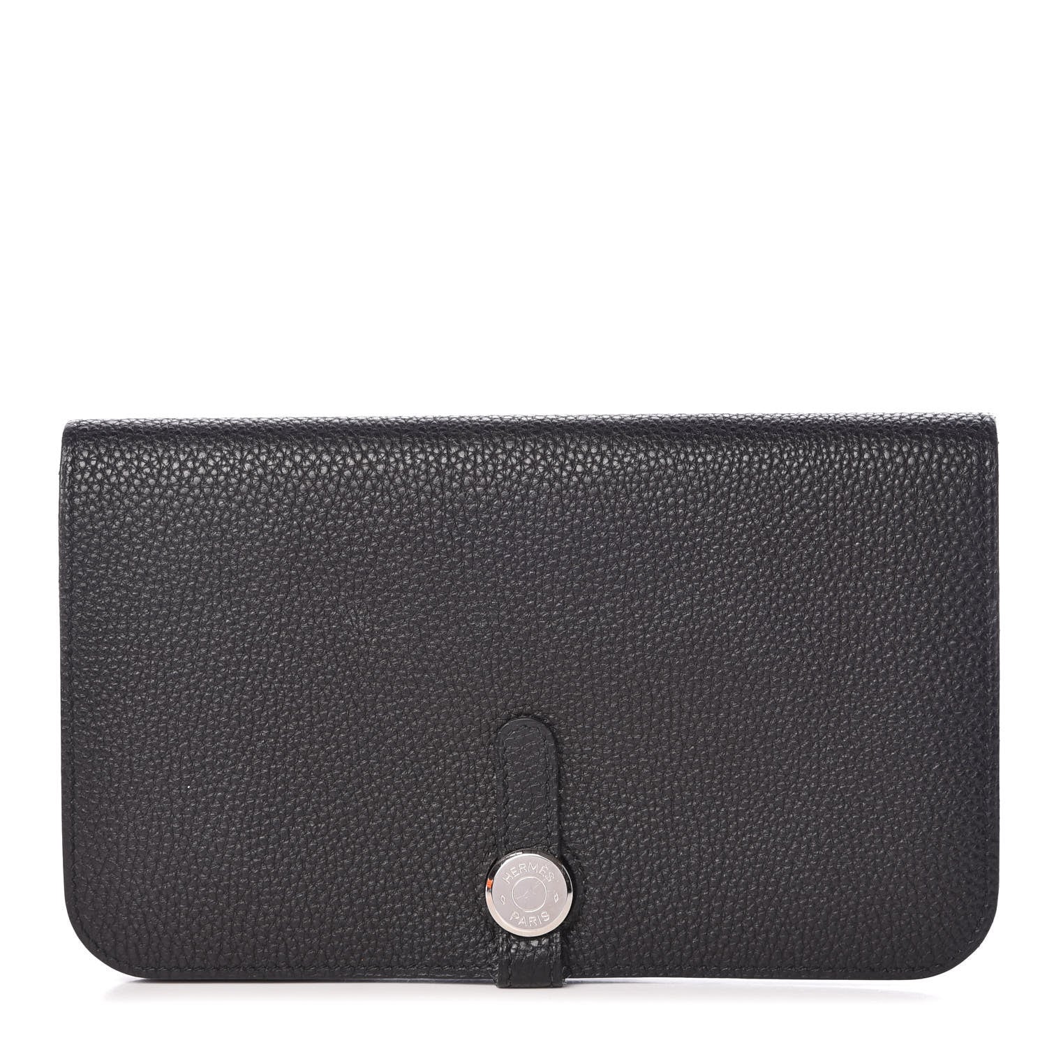 Hermes Togo Dogon Duo Wallet Black 1 of 11