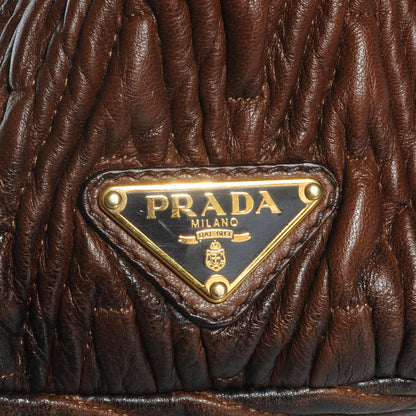 Prada Nappa Antic Chevron Bauletto 8 of 8