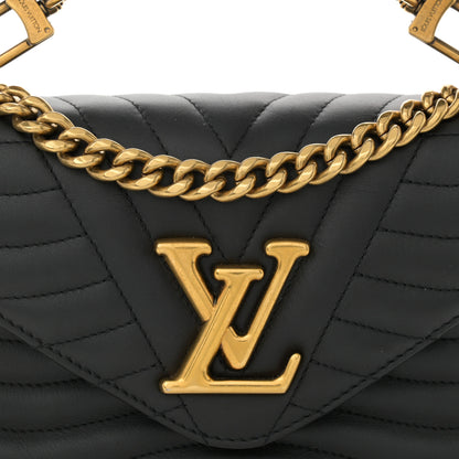 Louis Vuitton Calfskin New Wave Chain PM Black 8 of 11