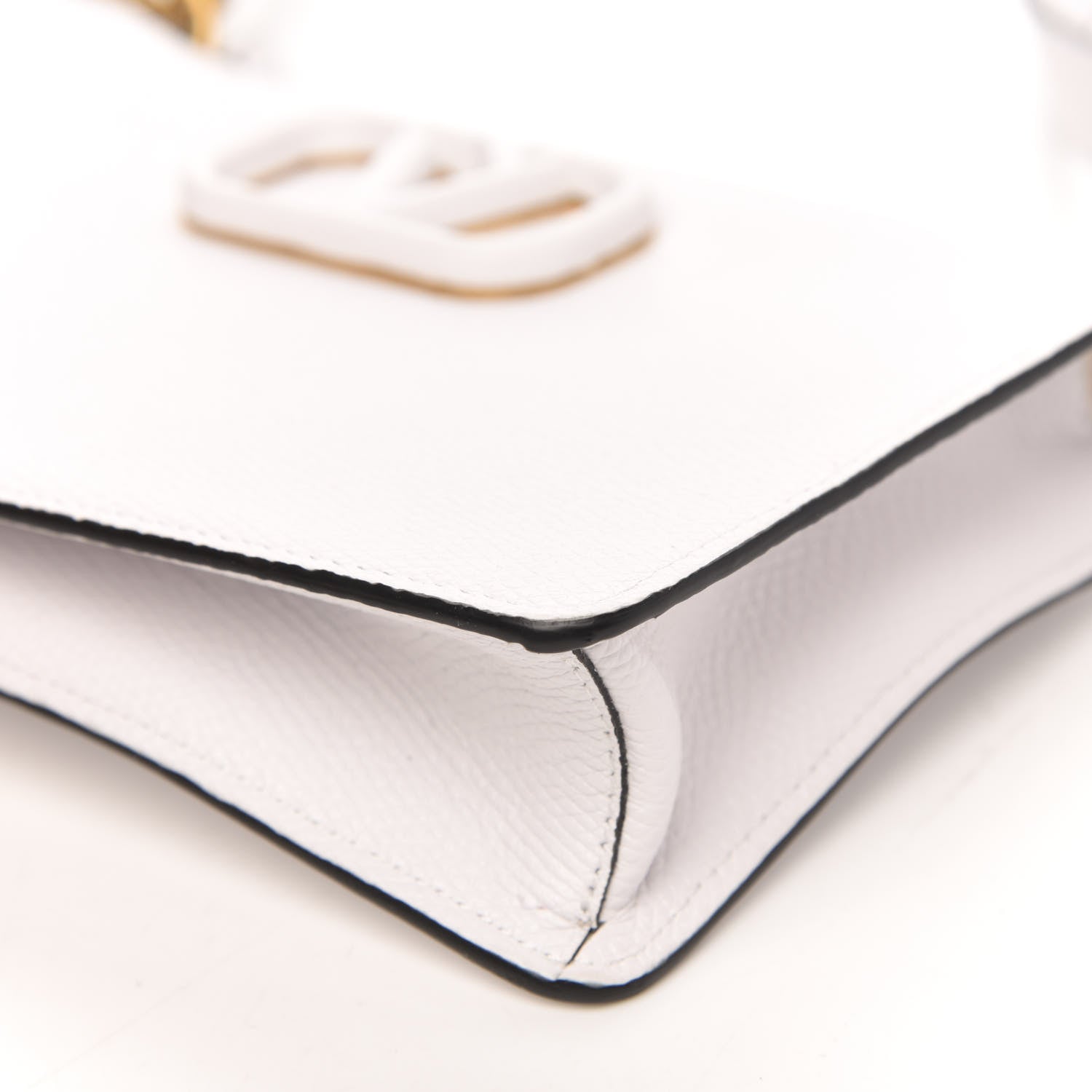 Valentino Garavani Grainy Calfskin VSling Pouch With Strap Optic White 10 of 10