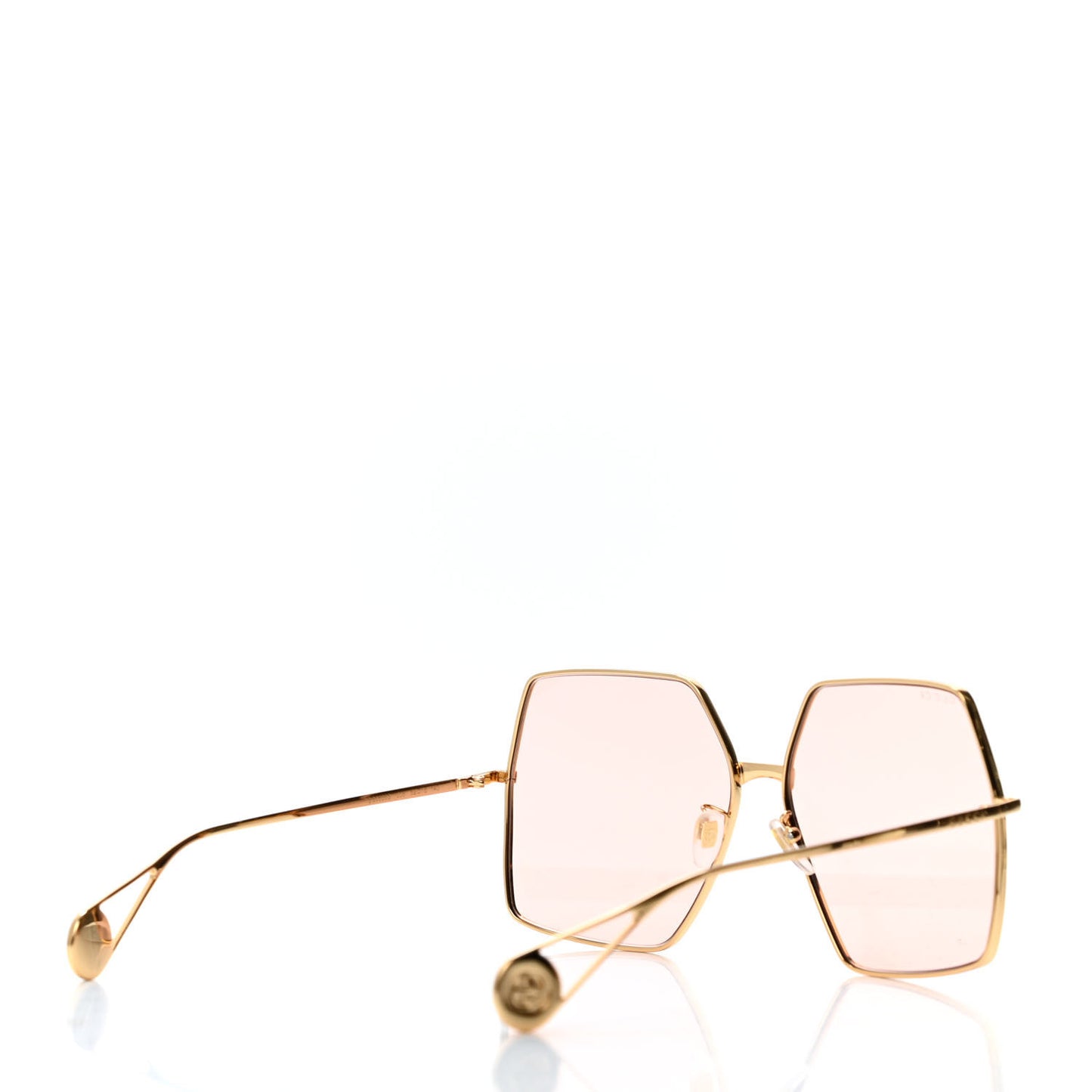 Square Frame GG0536S Sunglasses Gold