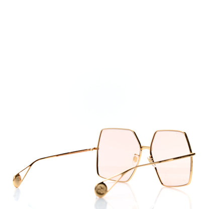 Gucci Square Frame GG0536S Sunglasses Gold 4 of 4