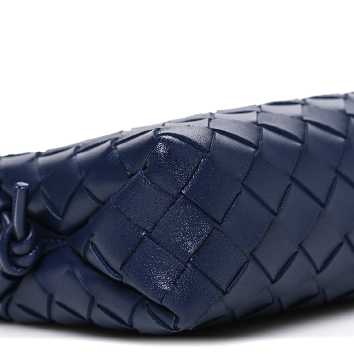 Bottega Veneta Nappa Intrecciato Mini Loop Camera Bag Blue 8 of 9