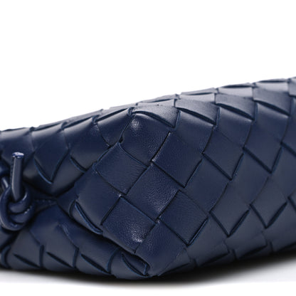 Bottega Veneta Nappa Intrecciato Mini Loop Camera Bag Blue 8 of 9