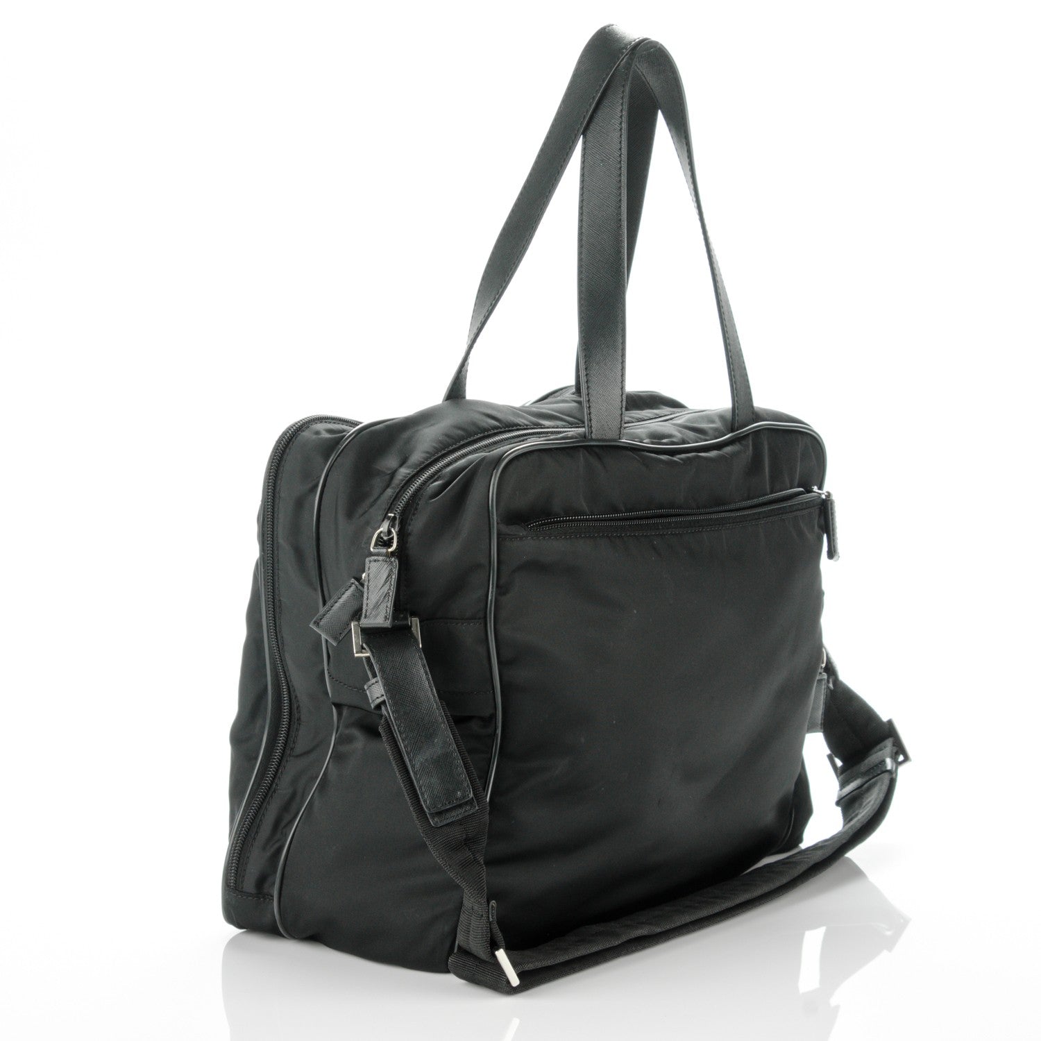 Prada Tessuto Nylon Vela Diaper Bag Black 4 of 8