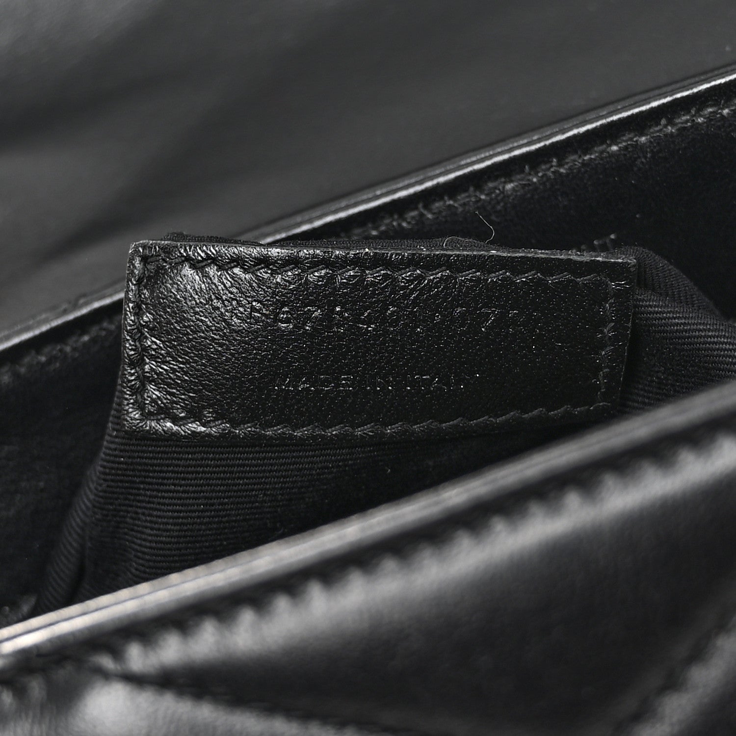 Saint Laurent Calfskin Y Quilted Monogram Toy Loulou Crossbody Bag Black 7 of 10
