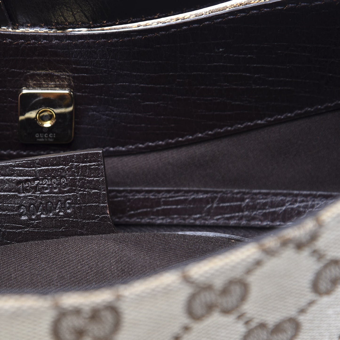 Monogram Hasler Hobo Dark Brown