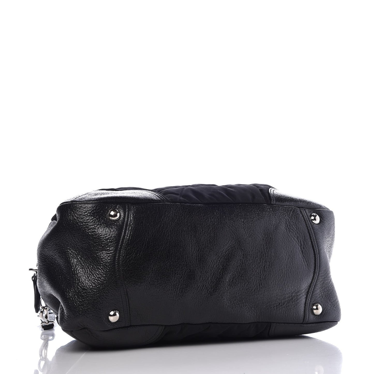 Tessuto Nylon Cervo Lux Dome Satchel Black