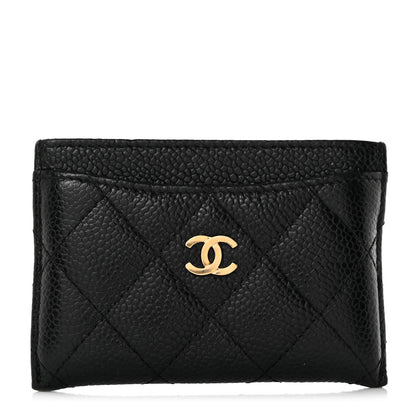 Chanel Caviar Quilted Card Holder Black 1 of 8