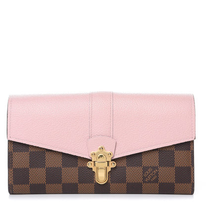 Louis Vuitton Damier Ebene Clapton Wallet Magnolia 1 of 9