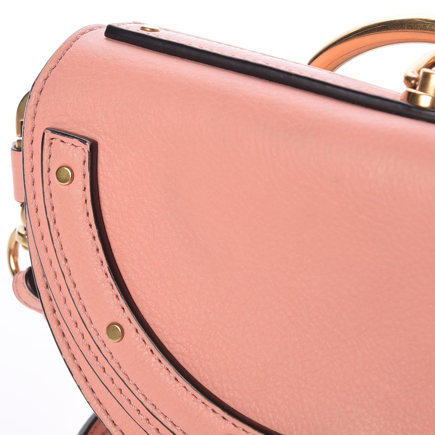 Chloe Calfskin Small Nile Bracelet Minaudiere Bag Ideal Blush 15 of 15