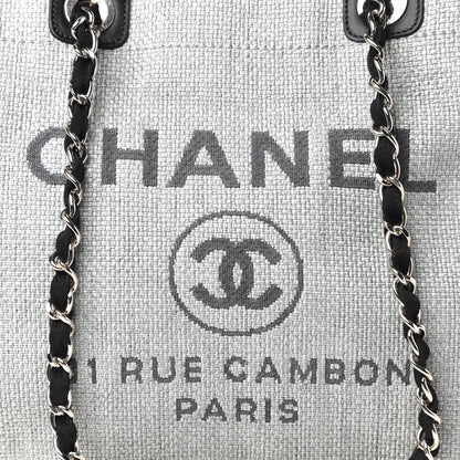 Chanel Canvas Medium Deauville Tote Grey 10 of 10