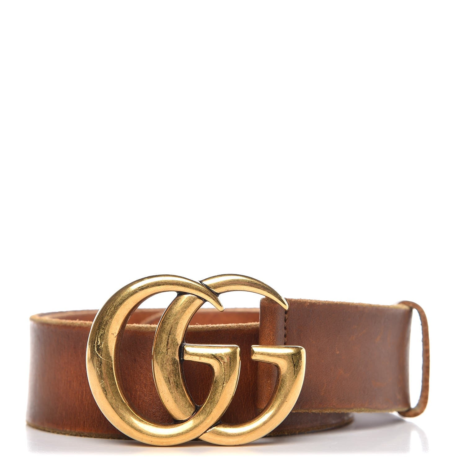 Gucci Faded Calfskin Double G 40mm Belt 85 34 Cuir 1 of 8