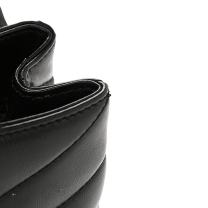 Saint Laurent Calfskin Y Quilted Monogram Toy Loulou Crossbody Bag Black 11 of 11