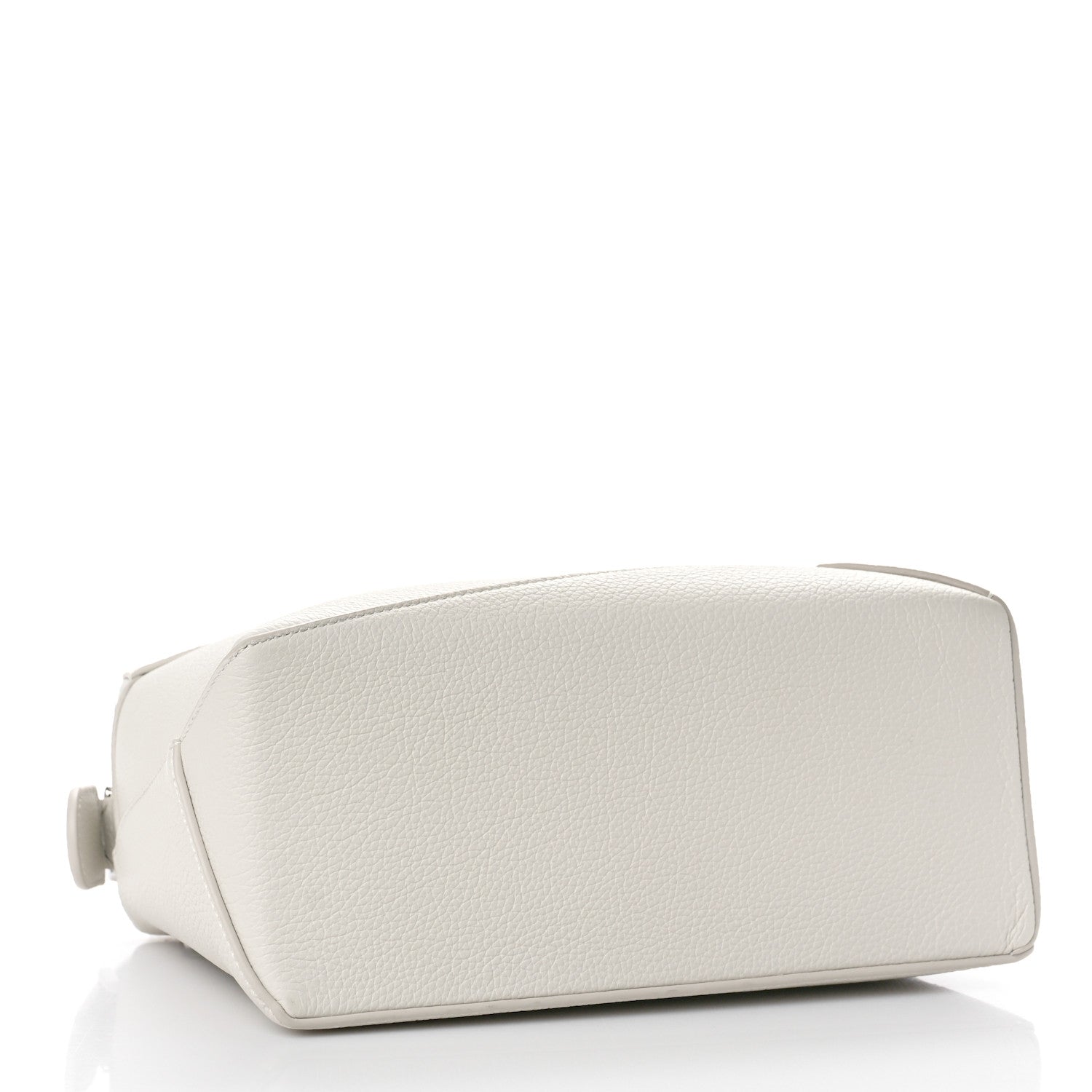 Loewe Soft Grained Calfskin Small Puzzle Edge Bag Soft White 4 of 8